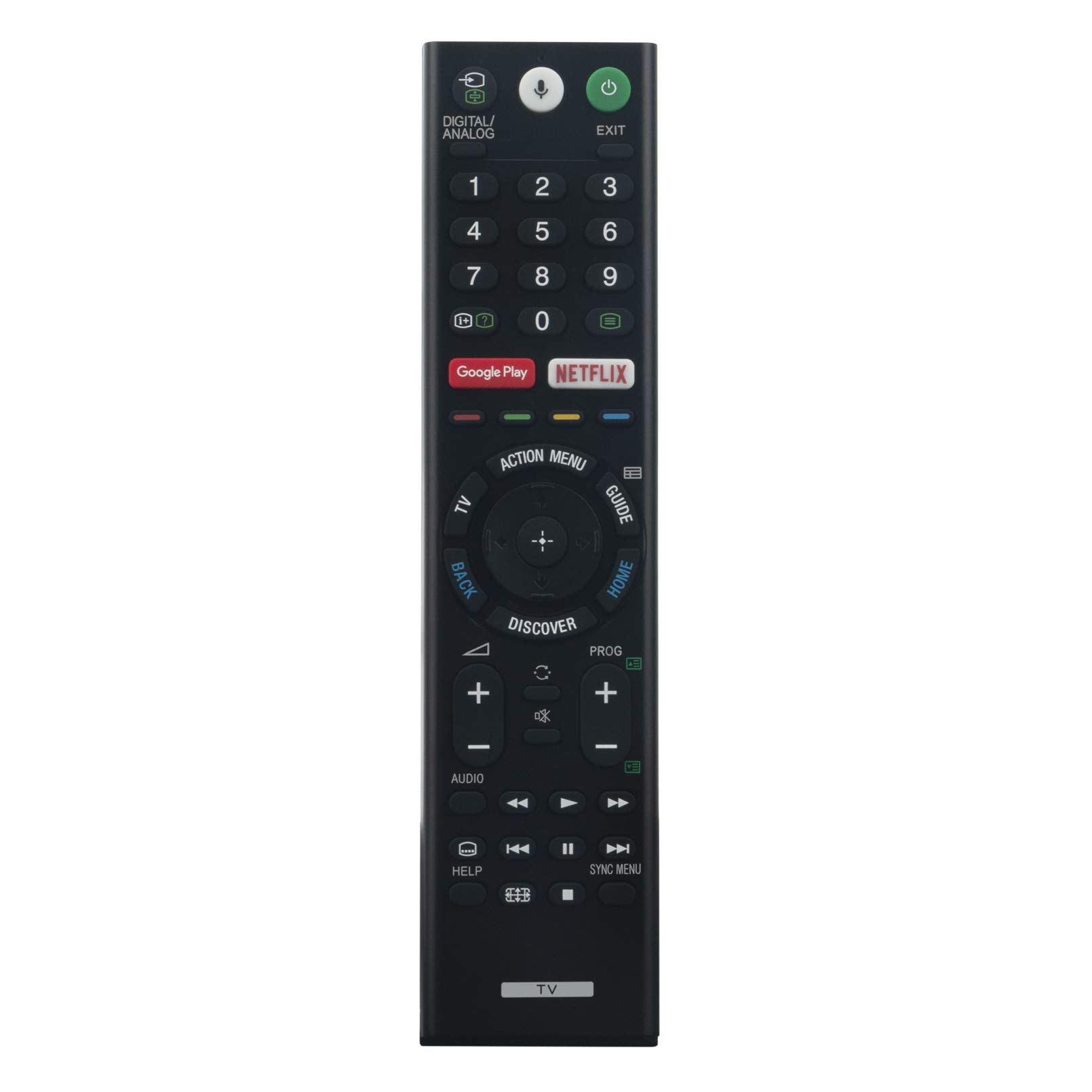 VINABTY RMF-TX200P Replacement Remote Control for Sony KD-75X9000E KD-43X8000E KD-65X8500E KD-75X9400E KD-65X9300E KD-65X9300D KD-55X9300D KD-65X8500D KD-85X8500D KD-49X8000D FW-65X8501E FW-55X8501D