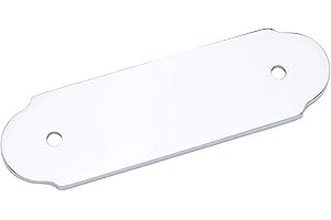 RK International RKI Polished Chrome R.K. International BP 7818 C Smooth Pull Backplate