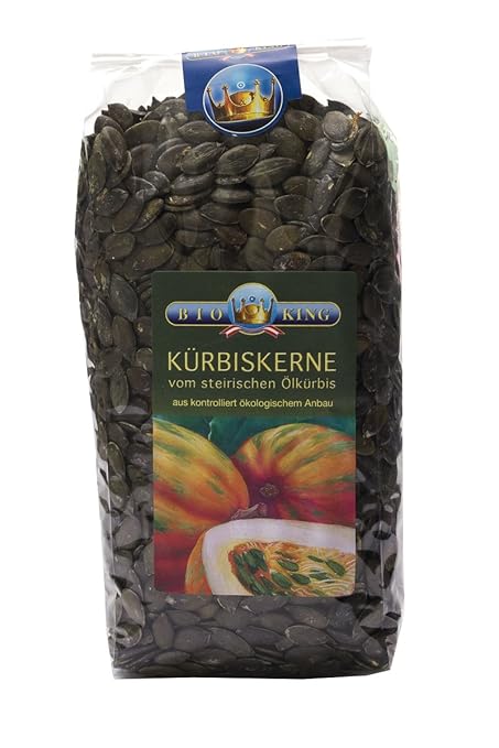 BioKing 1kg BIO KÜRBISKERNE vom steirischen Ölkürbis