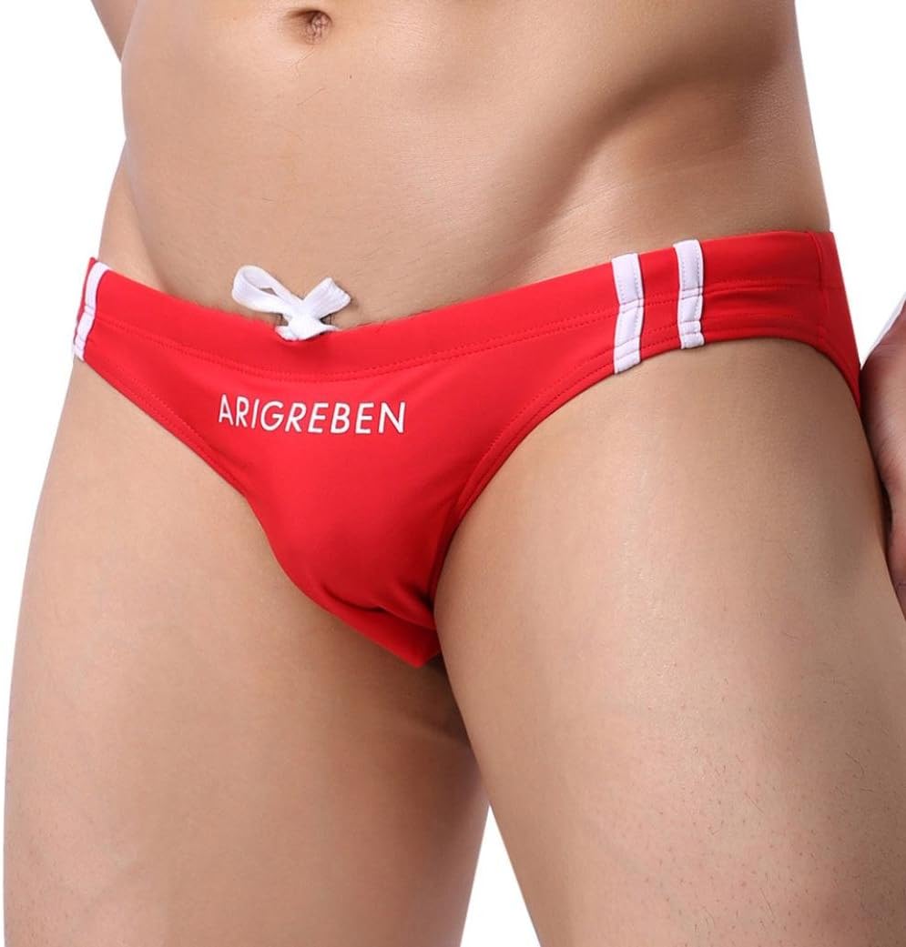 Swim Trunks,BaZhaHei New Men's Boxer Briefs Swimming Swim Shorts Trunks Swimwear Pants Bikini Swimsuit Mens Low Waist Beach Shorts Swimming Costume Summer Skinny Pants Mens Swimming Trunks