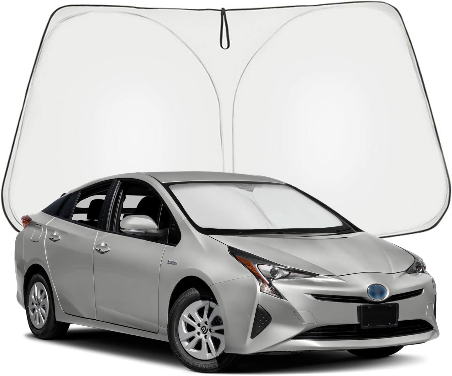 Amazon Ruiya トヨタ プリウス50系適用 サンシェード 前期 後期 フロントガラス用 パラソル 車用サンシェード Uvカット 日よけ 車中泊 折り畳み式 カスタムパーツ サンシェード 車 バイク