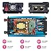 500W Car Power Inverter, Jacknthe DC 12V to 110V AC Digital Display Converter for Car Battery, with 2 AC Outlets 2 Cigarette Lighter Sockets and 9.6A 4 USB Ports DC to AC Inverter