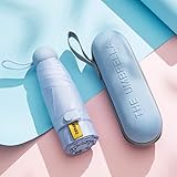 Capsule umbrella folding umbrella sun umbrella Blue