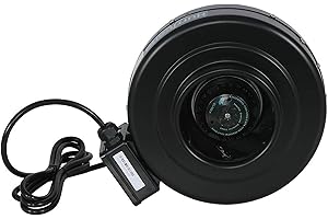 Hurricane Commercial Grade Inline Fan For Phresh & Black Ops Carbon Filters, Ideal-Air Ducting and Clamps and Titan Controls Ventilation Controllers