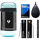 VSGO Professional Camera Cleaning Kit – for Canon, Nikon, Sony, DSLR & Mirrorless Cameras, Includes Lens Cleaning Pen, Air Blower, Sensor Swabs for Full Frame & APS-C, Microfiber Cloth