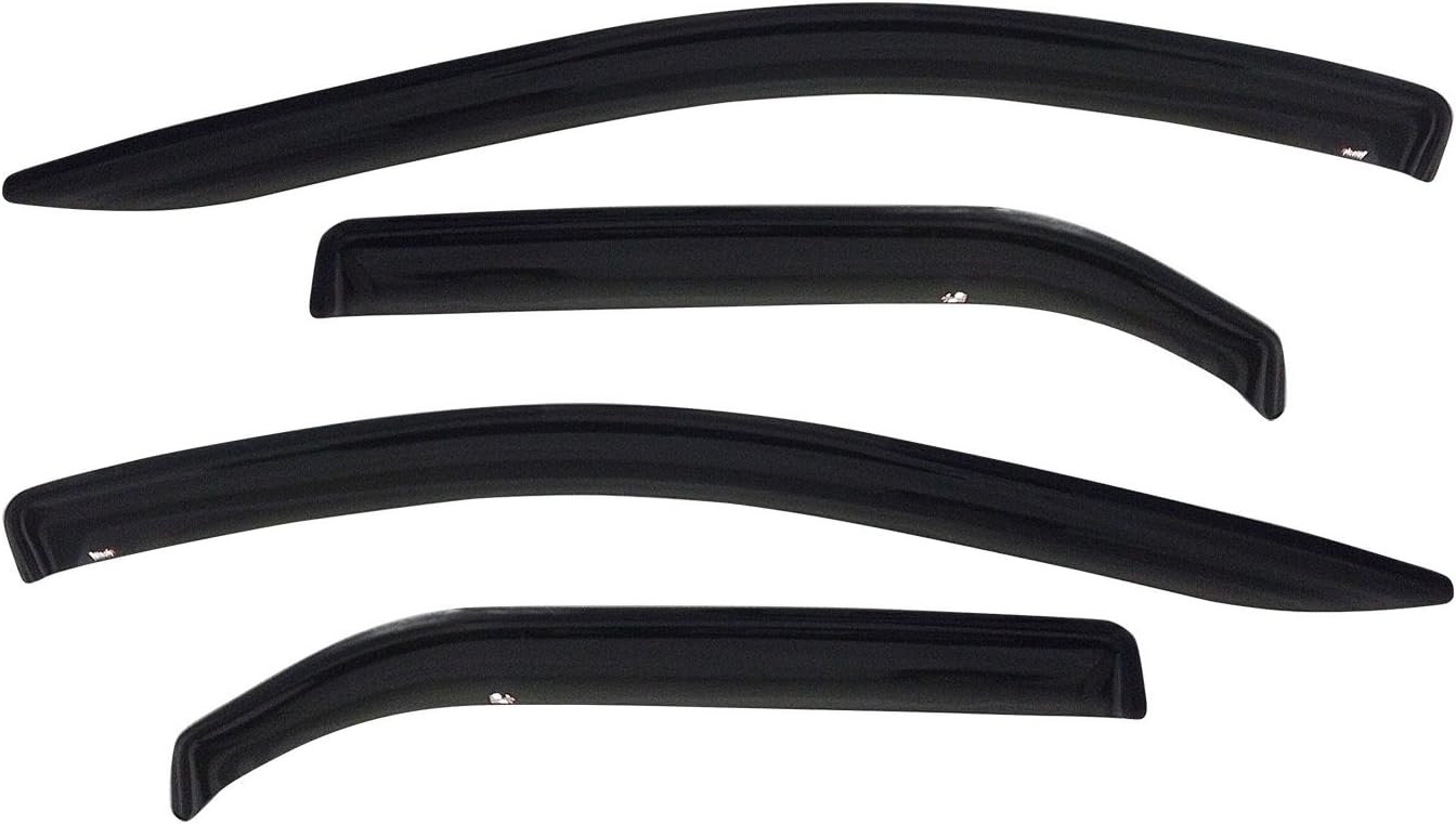 Westin Wade 72-86490 Smoke Tint Slim Wind Deflector - 4 Piece