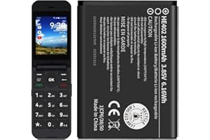 Soseieiu HE402 Battery,(2024 New Upgrade) Replacement Battery for AT&T Cingular Flex (ATTEA211101)/Nokia 2780 Flip 1600mAh 3.85V/6.16Wh