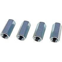 Dado Barra Filettata 3/8-16 Lotto Di 100 Dadi Di Accoppiamento Esagonali In Acciaio Zincato - Misura 3/8"-16, Lunghezza 1-3/4" Dadi Esagonali Zinco - Foto 6