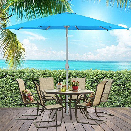 Best Choice Products 9ft Outdoor Market Patio Umbrella w/Crank Tilt