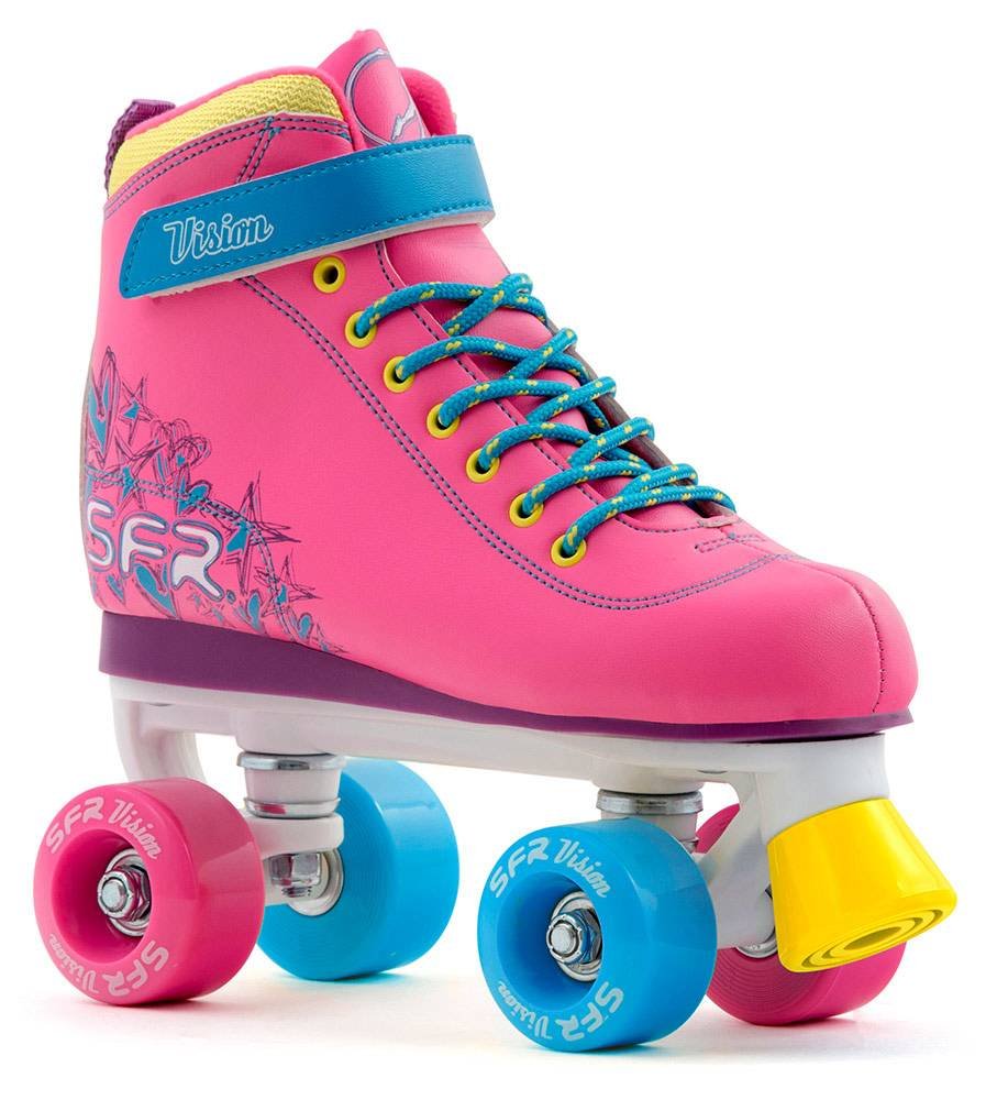 SFR Vision II Skates, Unisex Children, RS239, Multicoloured (Leopard), 38 EU