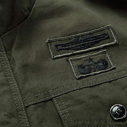 image for Realdo Mens Military Combat Jacket Clearance, Winner Casual Zipper Tac