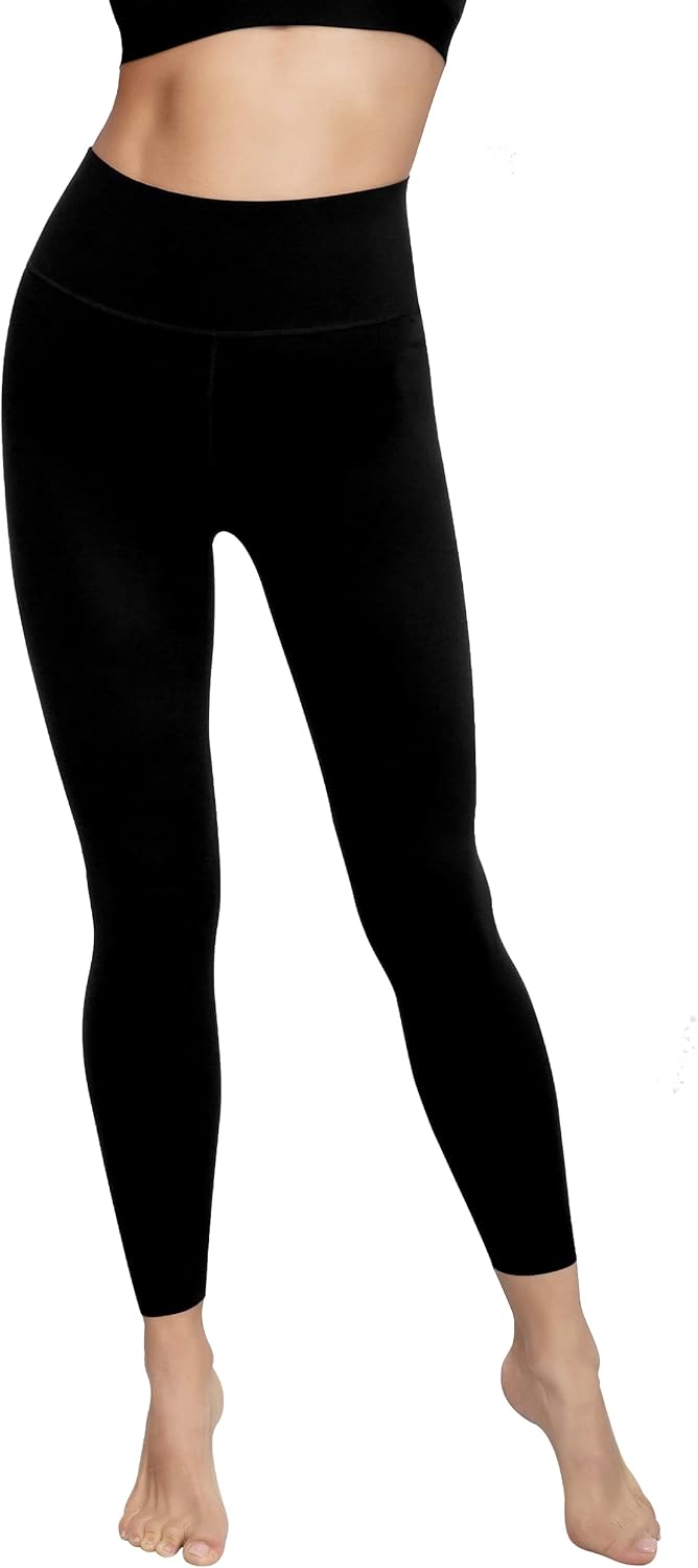 AKASO Women's Workout Leggings, Free-Cutting (No Curling Edge), 7/8 Length High Waisted Yoga Pants, Naked Feeling Tight Pants: Clothing