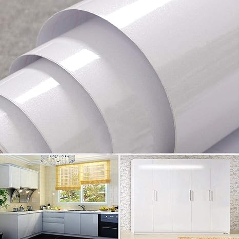 Rollo de papel pintado de vinilo de PVC autoadhesivo de brillo ...