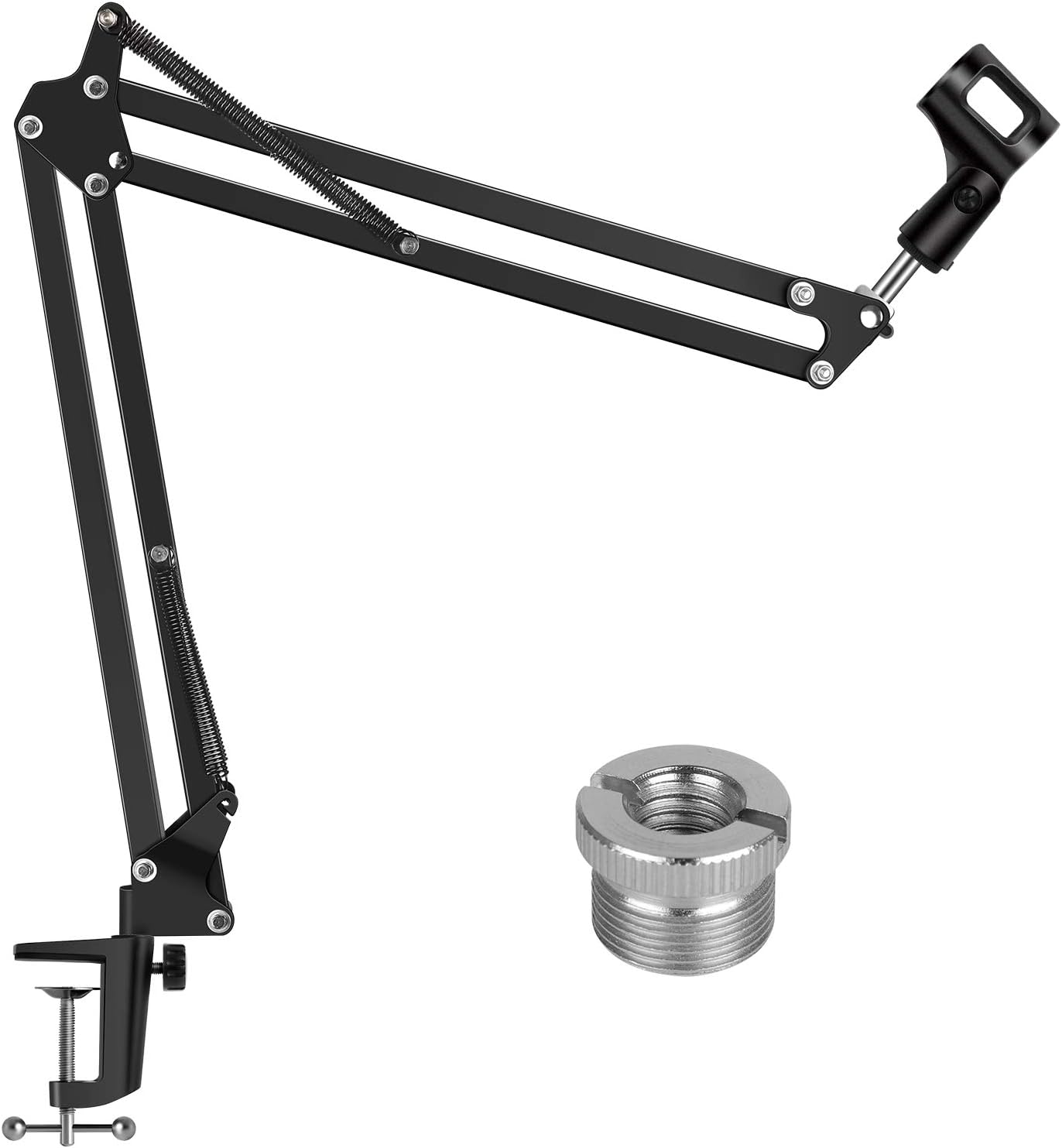 InnoGear Microphone Arm, Upgraded Mic Arm Microphone Stand Boom Suspension Stand with 3/8" to 5/8" Screw Adapter Clip for Blue Yeti Snowball, Yeti Nano, Yeti x and other Mic: Musical Instruments