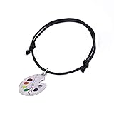 CHOROY Colorful Paint Palette Pendant Bracelet