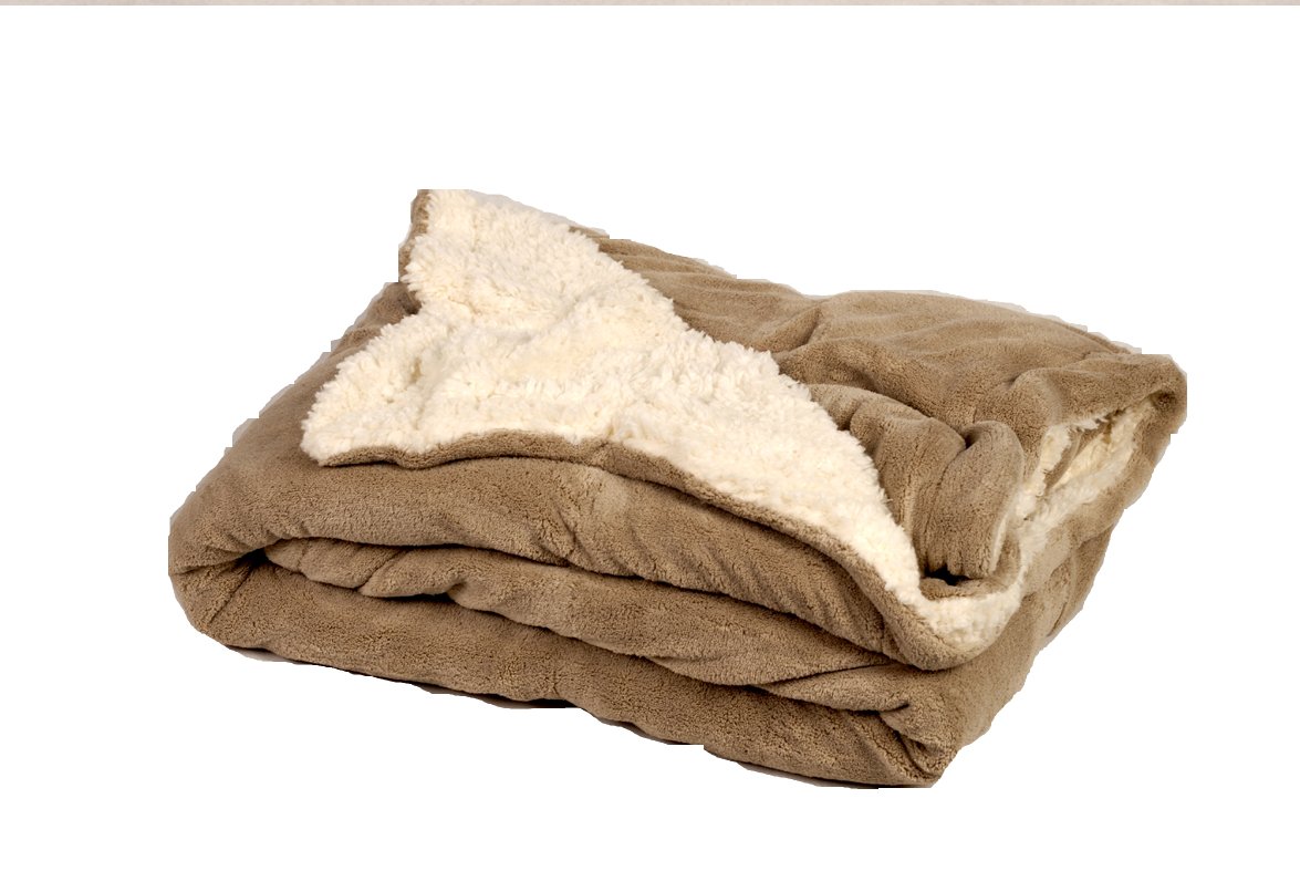 Comptoir du linge Microfibre Blanket Taupe, taupe, 220 x 240 cm