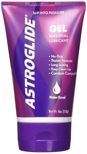 ASTROGLIDE LUBRICANT GEL, 4 FL OZ (PACK OF 2)