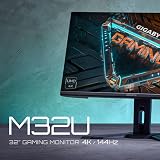 Gigabyte M32U 31.5 inch 4K UHD Gaming Monitor 144Hz 1ms FreeSync Pro view 8