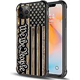 DAIZAG Compatible with iPhone 13 Case,All-Round Protection Shockproof Anti-Scratches TPU Cover,Cases for Man Woman-We The People USA Flag Wood Grain American Flag