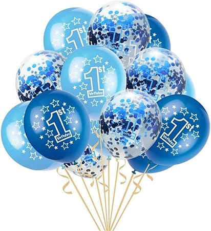 birthday balloons for 1 year old boy