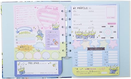 Amazon トイストーリー エイリアン プロフ帳 プロフィールブック 18ss ディズニー ノート 文房具 オフィス用品