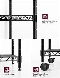 Simple Deluxe Heavy Duty 5-Shelf Storage Shelving