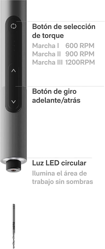 SNAPBLOQ D-A03 Mini Furadeira Elétrica Sem Fios, 3 Velocidades