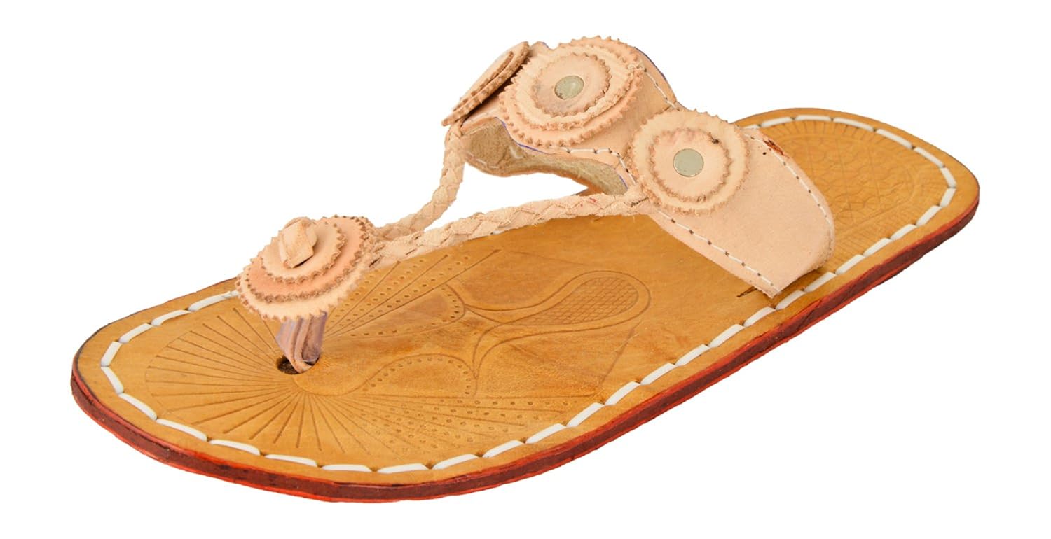 women's leather kolhapuri desginer chappal
