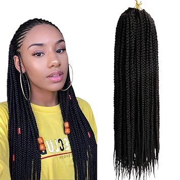 6packs 18 Inch Senegal Box Crochet Braid Hair Senegalese Twist