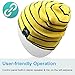 Rotibox Washable Slouchy Bluetooth Beanie Hat Cap w/Wireless Bluetooth Headphone Headset Earphone Speakers Mic for Exercise Lifestyle Sports [Running Skiing Skating Hiking - Yellow