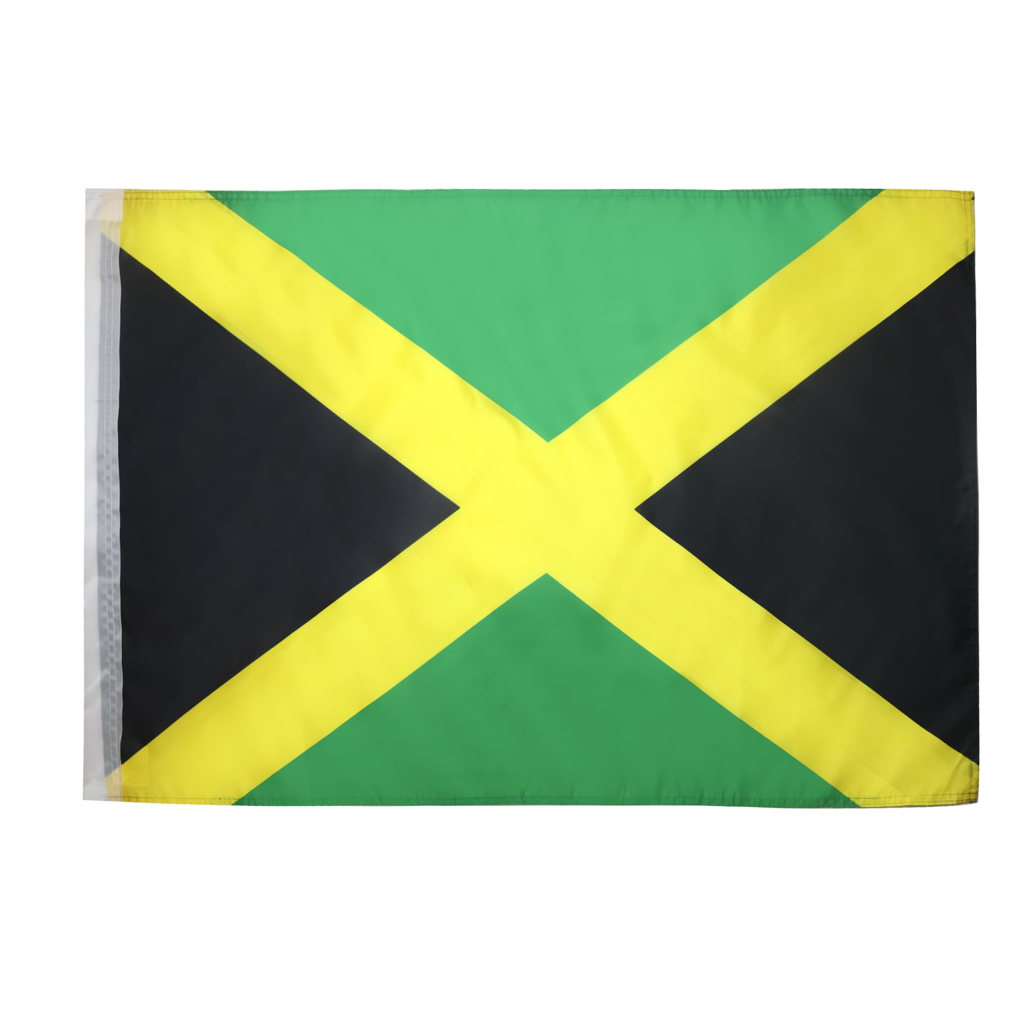 AZ FLAG - Jamaica Flag - 2x3 Ft - Jamaican Banner with Sleeve - 100% Polyester - Fade Resistant - Vivid Colors - 2' x 3' Feet - 90x60 Cm