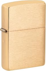 Zippo Windproof Lighter Brushed Brass Base Model Refillable Made in USA