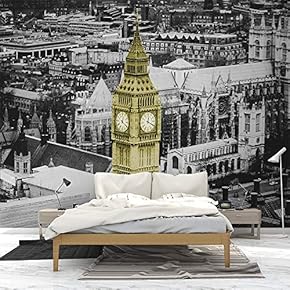 Wall Mural Famous Building Removable Wallpaper Wall Sticker for Bedroom Living Room - 66x96 inches