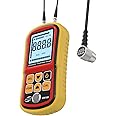 Benetech GM100 Digital Ultrasonic Thickness Gauge Meter, Range 0.047 to 8.85in, for Measuring Metal and Nonmetal Aluminum, Zinc, Silver, Gold, Tin, Iron, Steel, Copper, PVC, Glass, Zirconium, Nylon