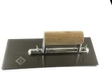 CCA A2 Adhesive V-Notch Trowel with Hardwood Handle for LVT Installation view 2