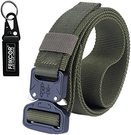 Tactical Belt Military Style Webbing Riggers Web Belt with Cobra Buckle