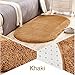 LOCHAS Ultra Soft Children Room Mat Morden Shaggy Area Rugs Home Decor, 2.62 Feet X 5.24 Feet (Khaki)