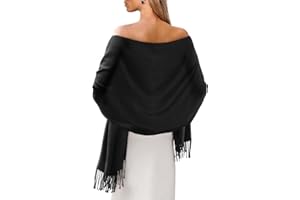 FURTALK Womens Pashmina Shawl Wraps Cashmere Feel Winter Scarf Soft Warm Blanket