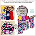 KNITTING & CROCHET BAG with ACCESSORIES - Water Resistant & Tangle-Free Yarn Storage Tote, Crocheting Supplies Organizer & WIP Project Holder with Clear Pocket - Sturdy & Lightweight - Set of 3