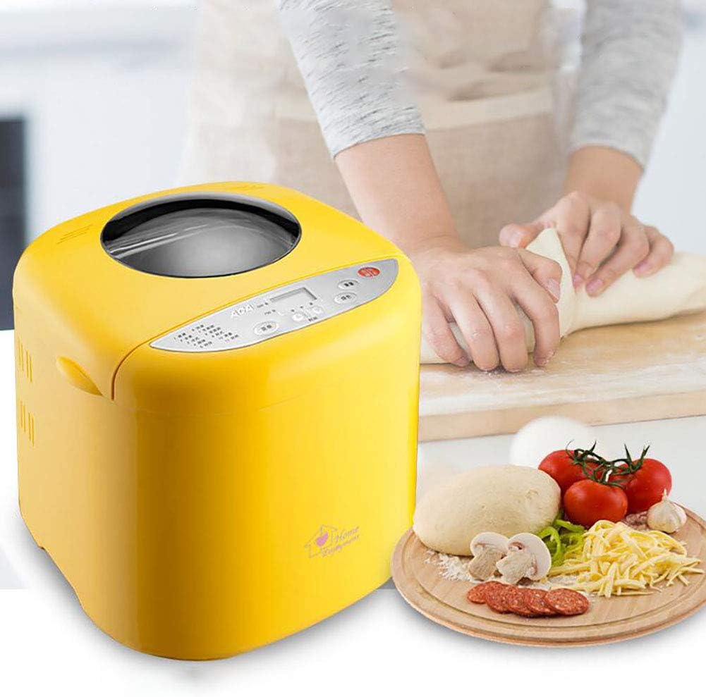 Bread Maker Machine, Automatic Bread Machine with LCD Touch Screen Control, Three Baking Colors, 1 Hour Heat Preservation 15 Hours Delay Time, Gluten Free Setting