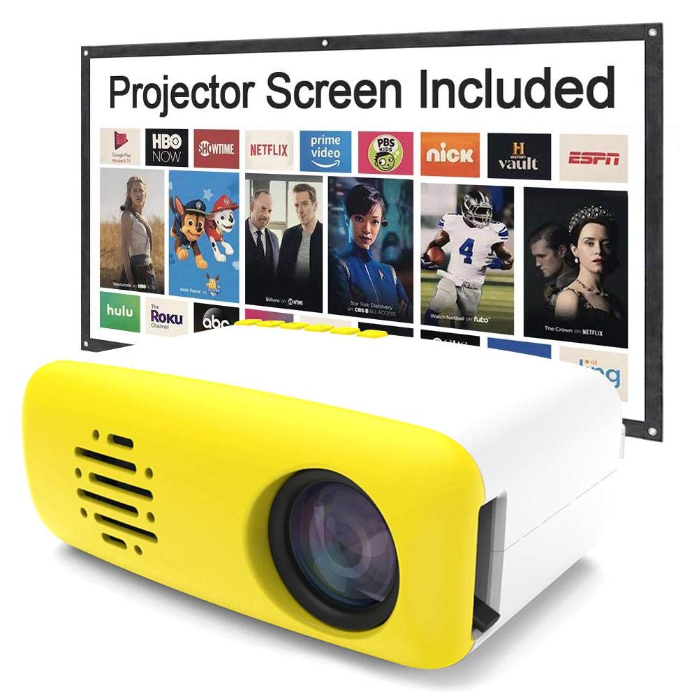 jinclonder llevó Mini proyector de Video portátil, Entretenimiento ...