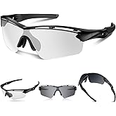 Rosemal Sports Sunglasses Polarized Cycling Sunglasses Running Driving Fishing Hiking for Men Women UV400 TAC TR90