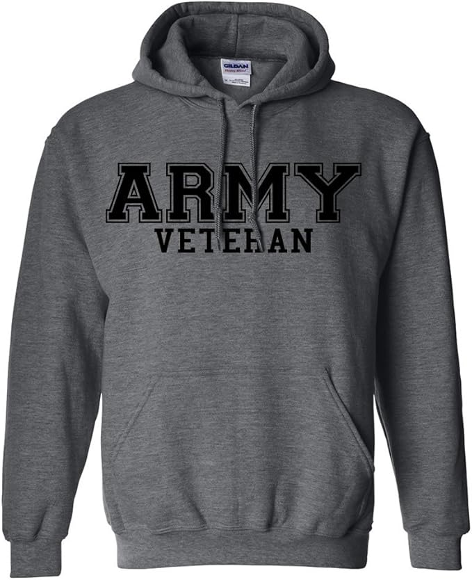 zerogravitee Army Veteran Black Logo Hooded Sweatshirt at Amazon Womenâs Clothing store
