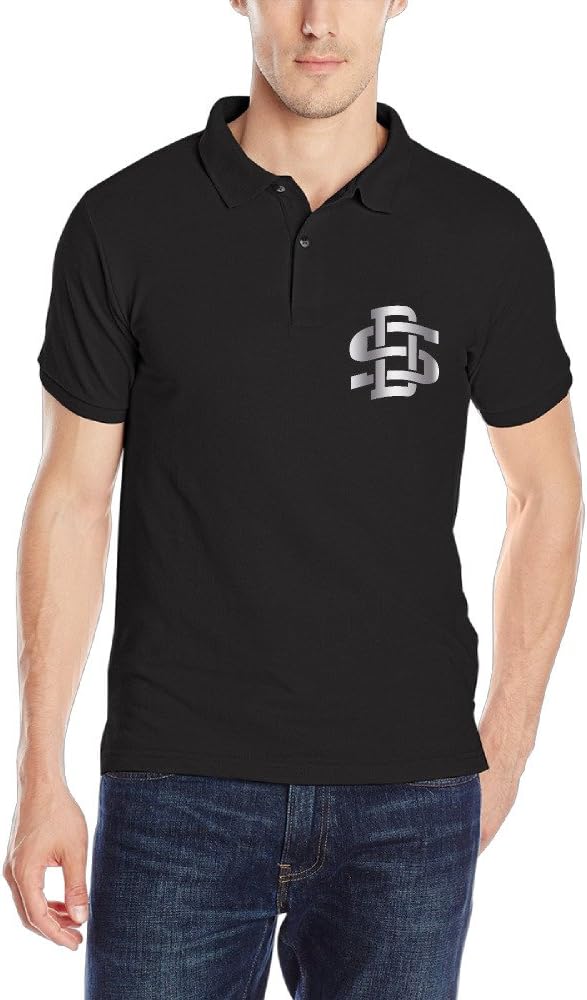 CERMQP Men's South Dakota State Jackrabb Platinum Logo Polo Shirt