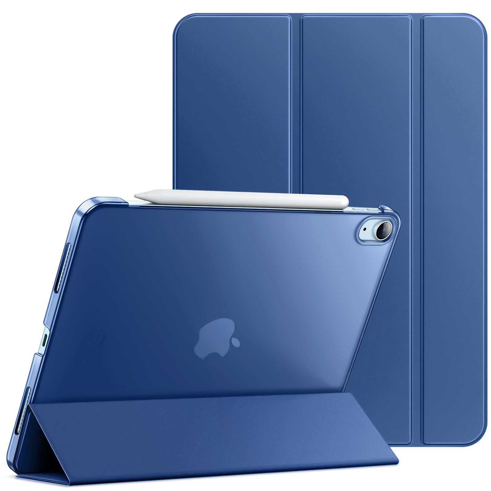 JETech Case ONLY for iPad Air 11-Inch M4/M3/M2 (2026/2025/2024), iPad Air 5/4 (2022/2020 5th/4th Generation 10.9-Inch), Slim Stand Hard Back Shell Cover with Auto Wake/Sleep (Navy) — image 1