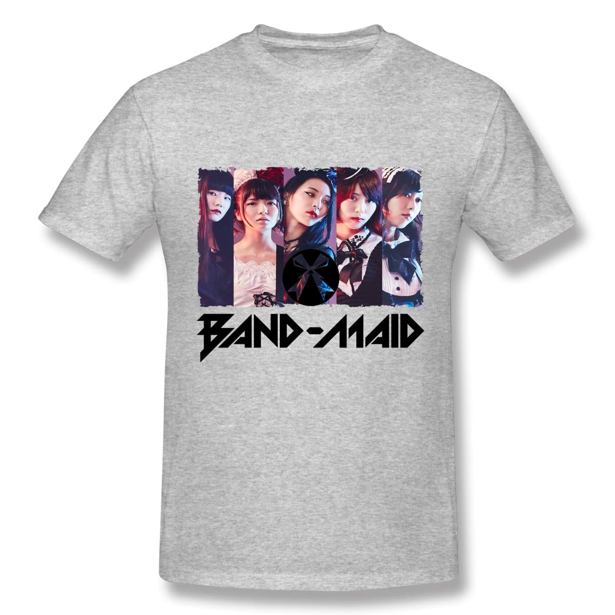 Klsdkurwgr Band Maid Fashion T Shirt Gray Minaze