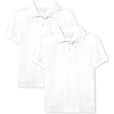 The Children's Place Boys' Short Sleeve Pique Polo, 2 Pack