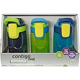 Contigo Kids Autoseal Gizmo Water Bottles 14oz 3 Pack