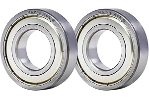 MAPLE ACE 6203-ZZ Ball Bearing 17x40x12mm 6203 ZZ Metal Shielded (PCs 2)