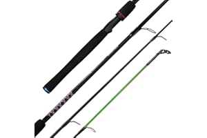 KastKing Brutus Spinning Rods & Casting Fishing Rods, Brute Tuff Composite Graphite & Glass Blanks, Stainless Steel Line Guides w/Zirconium Oxide Rings Tip Top, Chartreuse Strike Tip